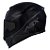 Capacete Asx Eagle Solid Brilho Preto / Cinza - Imagem 2