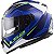 Capacete Ls2 Ff320 Stream Edge Azul e Branco (C/ Viseira Solar) - Imagem 4