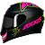 Capacete Axxis Mg16 Celebrity Edition By Marianny Preto Fosco/Rosa - Imagem 2