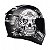 Capacete Axxis Eagle Skull Matt Black-Grey - Imagem 5