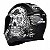 Capacete Axxis Eagle Skull Matt Black-Grey - Imagem 3