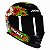 Capacete Axxis Eagle Skull Preto E Amarelo - Imagem 6