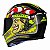 Capacete Axxis Eagle Joker Gloss Preto e Amarelo - Imagem 3