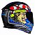 Capacete Axxis Eagle Joker Gloss Preto e Azul - Imagem 5