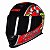 Capacete Axxis Eagle Joker Gloss Preto e Vermelho - Imagem 8