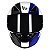 Capacete Mt Revenge Binomy Black-White-Blue - Imagem 1