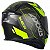 Capacete Axxis Eagle Diagon Matt Black Yellow - Imagem 5