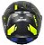 Capacete Axxis Eagle Diagon Matt Black Yellow - Imagem 4