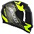 Capacete Axxis Eagle Diagon Matt Black Yellow - Imagem 1