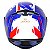 Capacete Axxis Eagle Diagon White Blue Red - Imagem 4