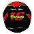 Capacete Axxis Eagle Mg16 Celebrity Edition Marianny Black Red - Imagem 4