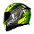 Capacete Axxis Eagle Diagon Gloss Green Yellow - Imagem 3