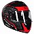 Capacete Articulado Mt Sv Atom Sx2 Gloss Black Red - Imagem 7