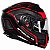 Capacete Articulado Mt Sv Atom Sx2 Gloss Black Red - Imagem 6