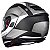 Capacete Articulado Mt Sv Atom Tarmac Matt Black Grey - Imagem 3