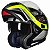 Capacete Articulado Mt Sv Atom Tarmac Gloss Black Yellow - Imagem 1