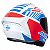 Capacete Axxis Draken Z96 White Red Blue - Imagem 5