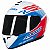 Capacete Axxis Draken Z96 White Red Blue - Imagem 8