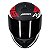 Capacete Axxis Draken Z96 Matt Black Red - Imagem 5