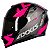 Capacete Axxis Eagle Diagon Black Pink - Imagem 2