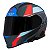 Capacete X11 Revo Pro Flagger Sv C/Viseira Extra Vermelho Fosco - Imagem 1