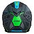 Capacete X11 Revo Pro Flagger Sv C/Viseira Extra Verde Fosco - Imagem 2