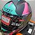 Capacete X11 Revo Pro Flagger Sv C/Viseira Extra Rosa Fosco - Imagem 6