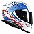 Capacete Mt Thunder3 Storke White/Blue/Red - Imagem 1