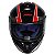 Capacete Axxis Draken Track Gloss Black White Red - Imagem 3