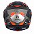 Capacete Articulado Mt Sv Atom Hybrid Matt Orange Fluor (com viseira solar) - Imagem 4