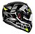 Capacete Articulado Mt Sv Atom divergence Grey Yelow (com viseira solar) - Imagem 1