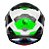 Capacete Articulado Mt Sv Atom Hybrid Green Fluor (com viseira solar) - Imagem 7