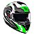 Capacete Articulado Mt Sv Atom Hybrid Green Fluor (com viseira solar) - Imagem 3