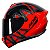 Capacete Axxis Draken Dekers Gloss Red Black - Imagem 5