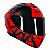 Capacete Axxis Draken Dekers Gloss Red Black - Imagem 2