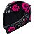 Capacete Axxis Eagle Evo Flowers Gloss Black Pink - Imagem 9