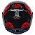 Capacete Axxis Eagle Evo Flowers Gloss Black Red - Imagem 3