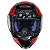 Capacete Axxis Eagle Evo Flowers Gloss Black Red - Imagem 7