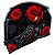 Capacete Axxis Eagle Evo Flowers Gloss Black Red - Imagem 8