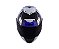 Capacete Ls2 Ff353 Grow Preto/Prata/Azul - Imagem 6