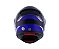 Capacete Ls2 Ff353 Grow Preto/Prata/Azul - Imagem 3