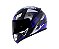 Capacete Ls2 Ff353 Grow Preto/Prata/Azul - Imagem 4