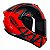 COMBO - Capacete Axxis Draken Dekers Gloss Red Black + Viseira Fume - Imagem 2
