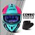 COMBO-Capacete Axxis Draken Dekers Matt Tiffany Pink+VisFume - Imagem 1