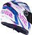 Capacete Ls2 Ff358 Draze Branco, Azul e Rosa - Imagem 7