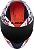 Capacete LS2 Rapid FF353 Naughty Branco e Vermelho - Imagem 6