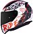 Capacete LS2 Rapid FF353 Naughty Branco e Vermelho - Imagem 5