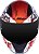 Capacete LS2 Rapid FF353 Naughty Branco e Vermelho - Imagem 2