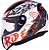 Capacete LS2 Rapid FF353 Naughty Branco e Vermelho - Imagem 4