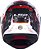 Capacete LS2 Rapid FF353 Naughty Branco e Vermelho - Imagem 3